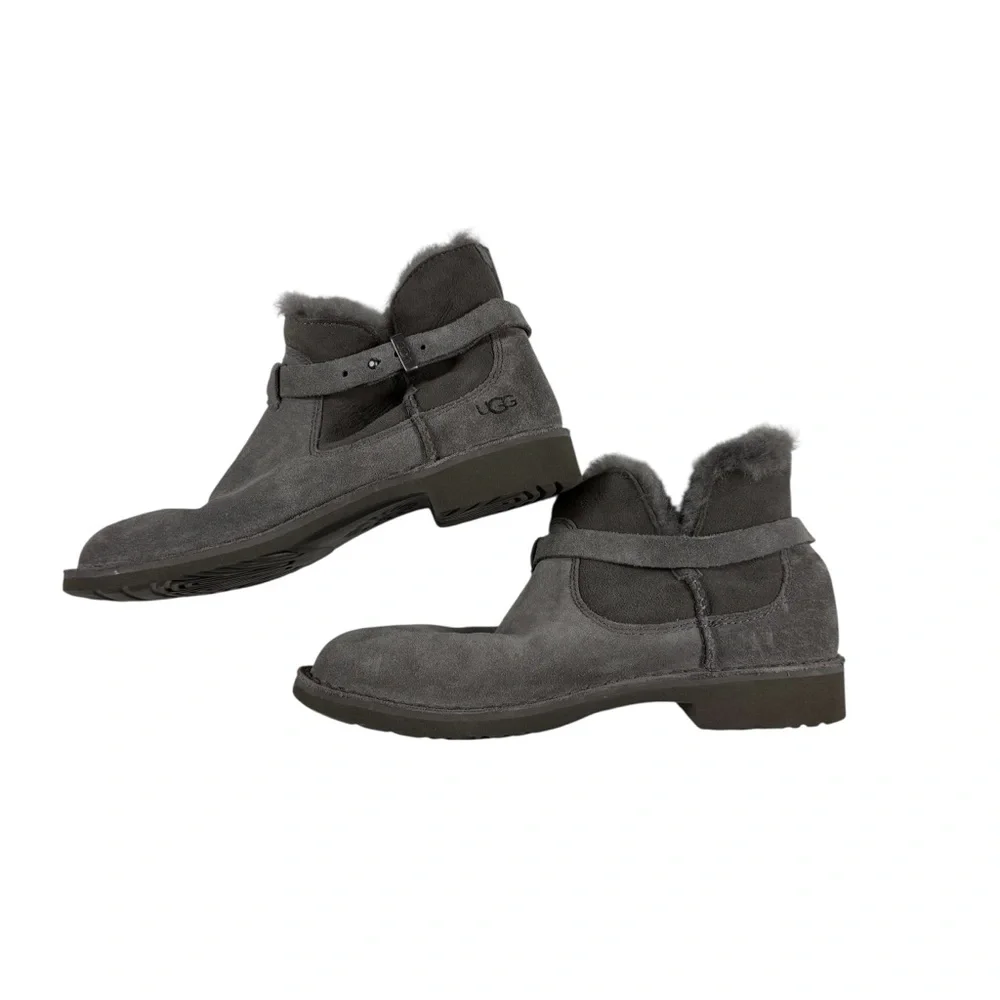 UGG Elisa Suede Sheepskin lined booties, 7
